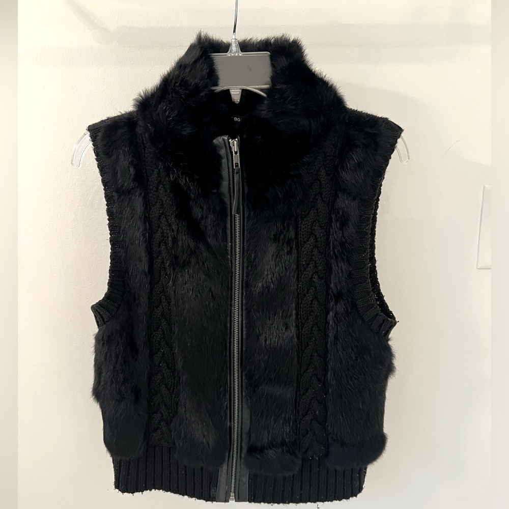 BCBG Fur Vest